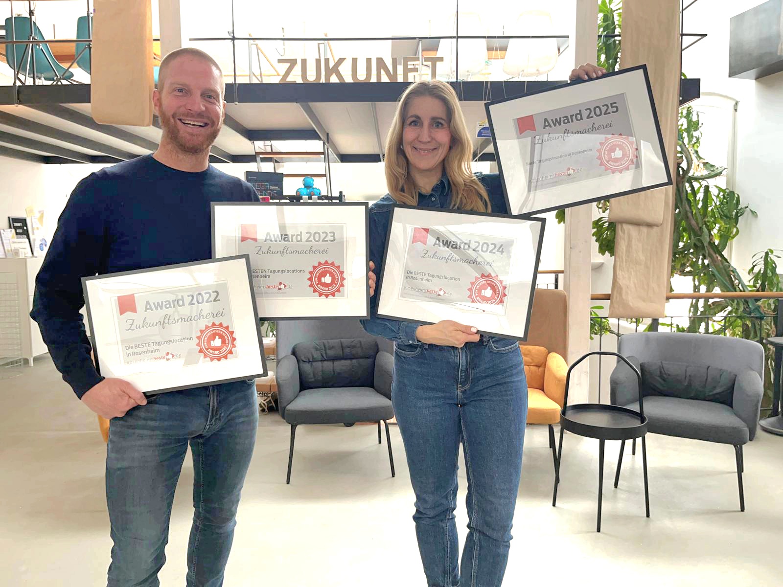 Christiane und Fabian Wilmes, das Team der Zukunftsmacherei
